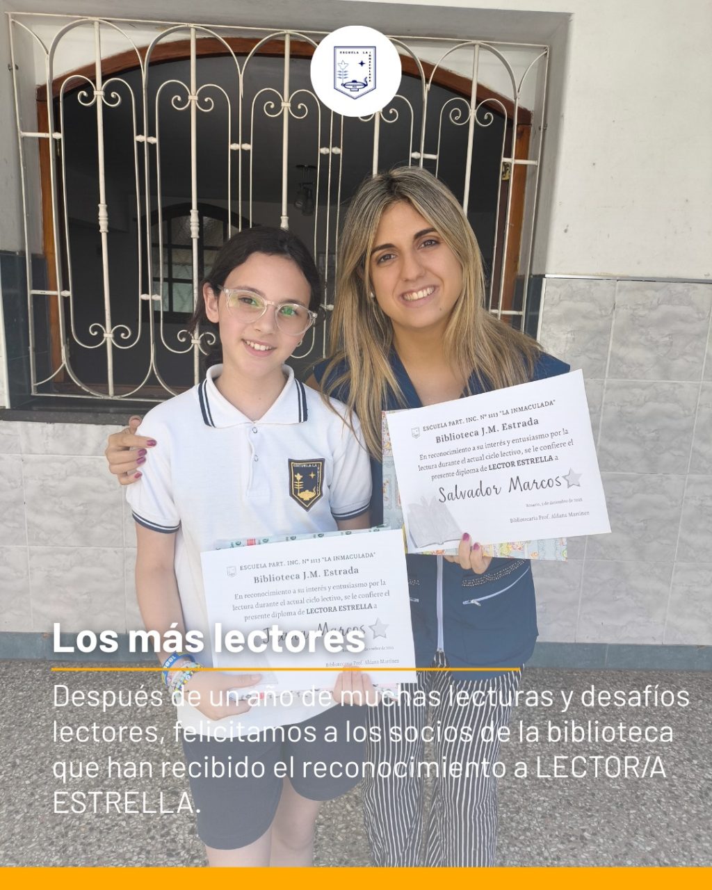 Instagram post from lainmaculadarosariofic. This post is in position 2.